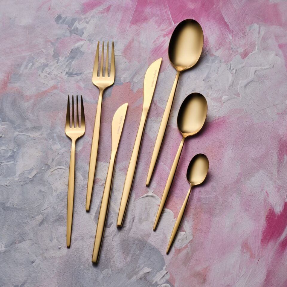 Karaca Camille 12 Kişilik 84 Parça Çatal Kaşık Bıçak Takımı