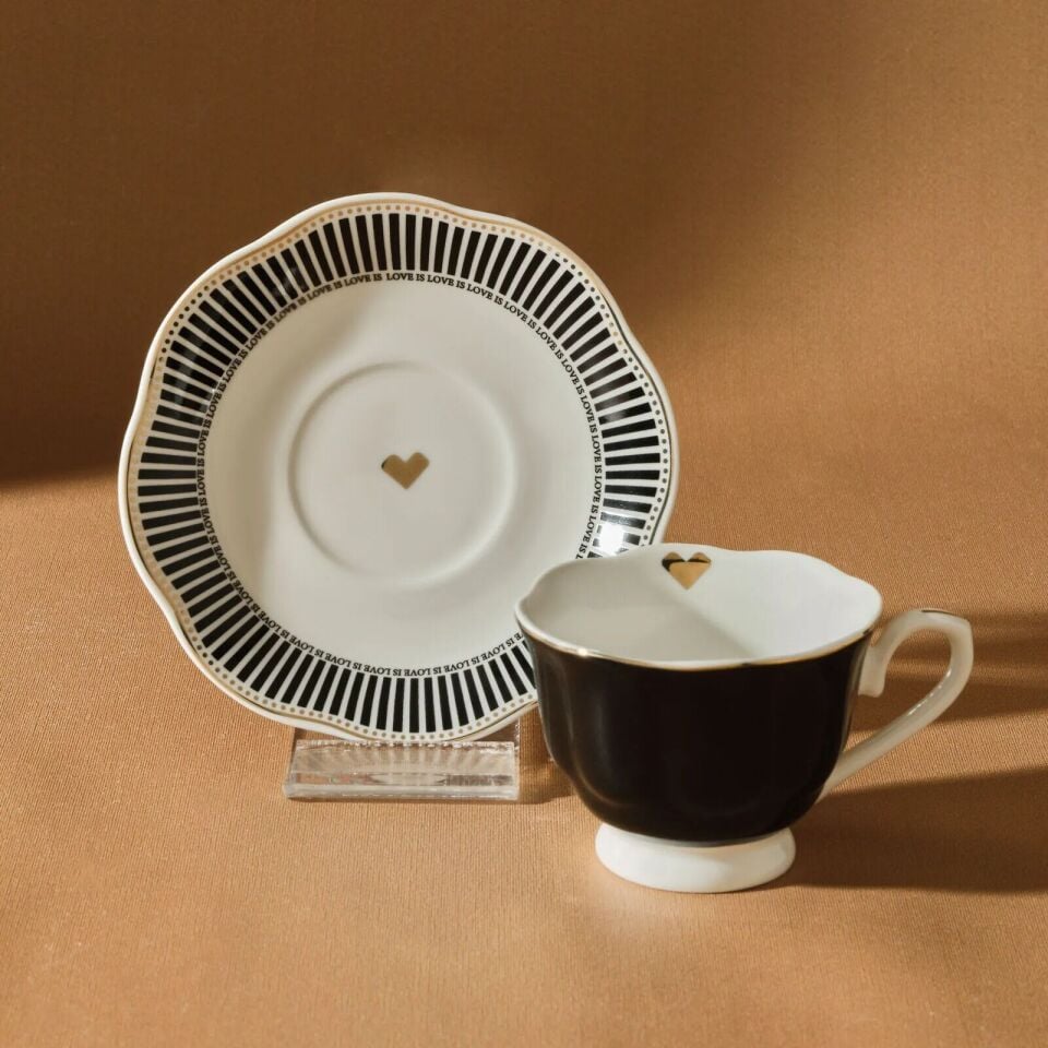 Karaca Piraye 6 Kişilik Kahve Fincan Takımı 80 ml