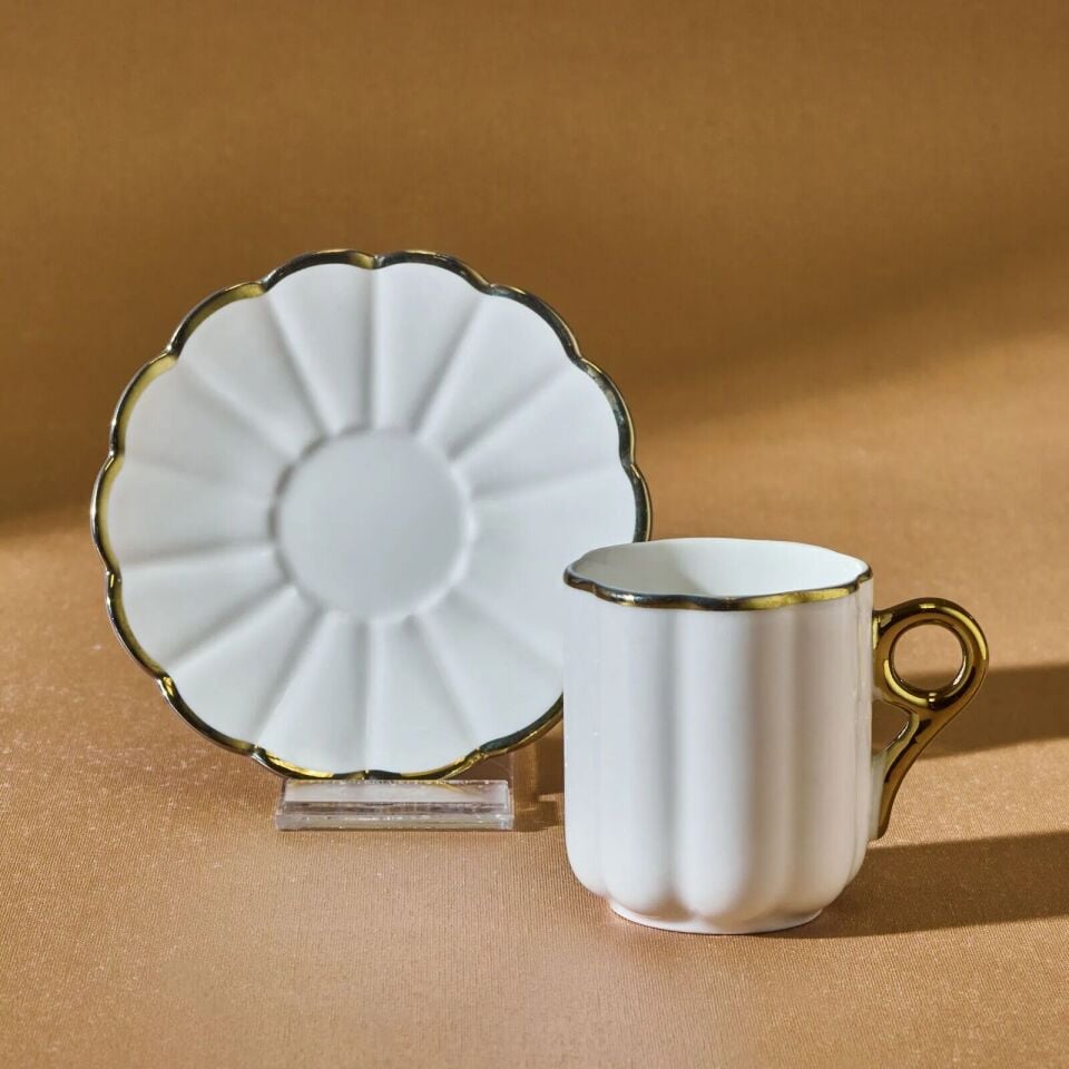 Karaca Feyza 6 Kişilik Kahve Fincanı 90 ml