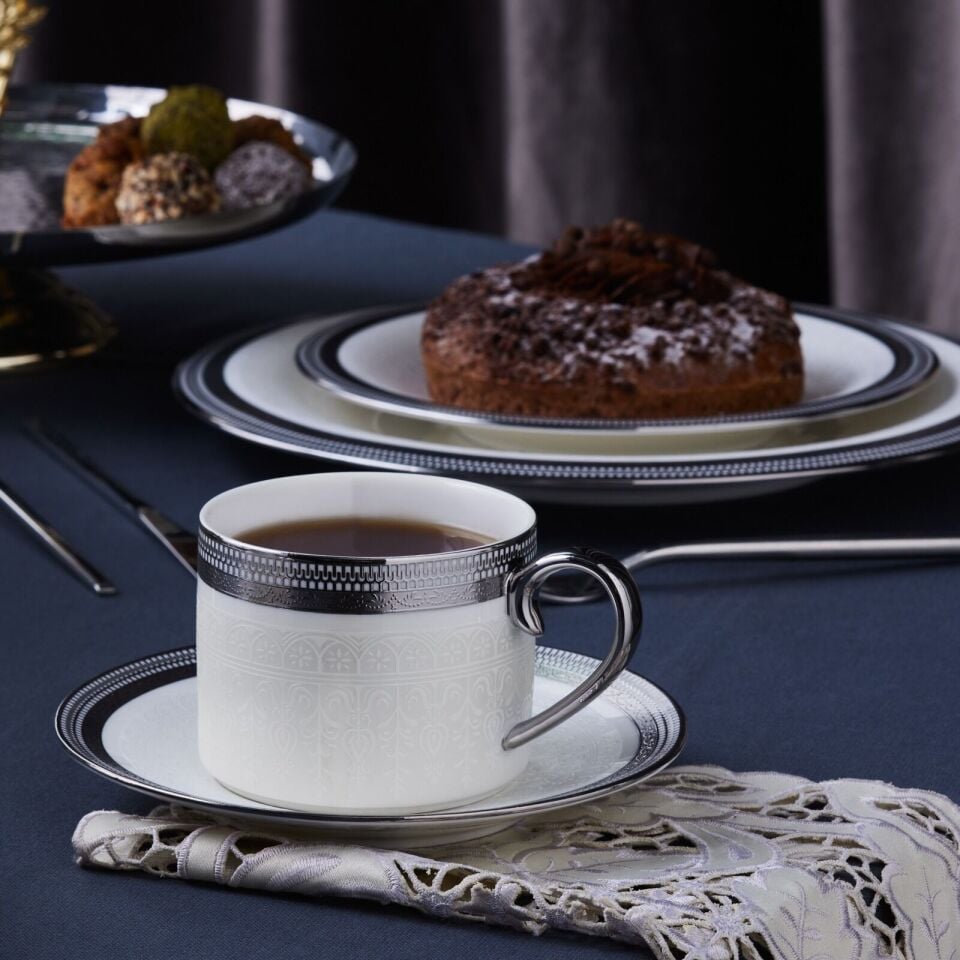 Karaca Royal Bone Kate 2 Kişilik Çay Fincan Takımı