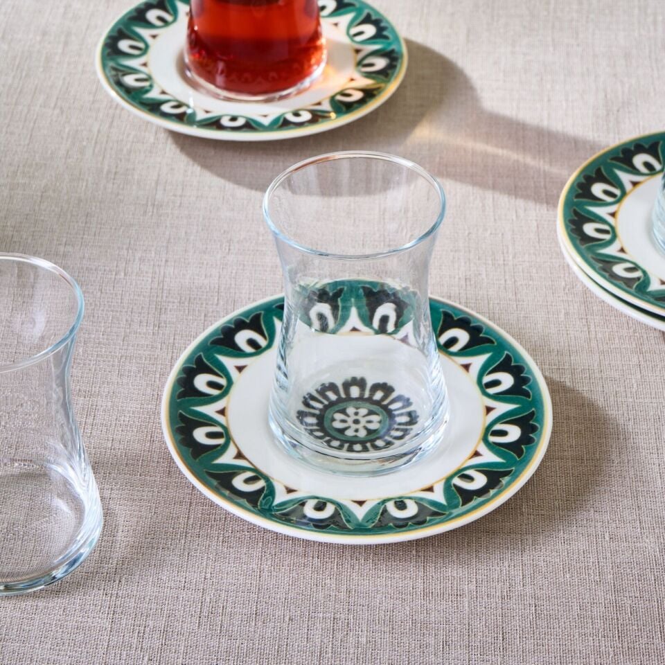 Karaca Lagada 6 Kişilik 12 Parça Çay Seti