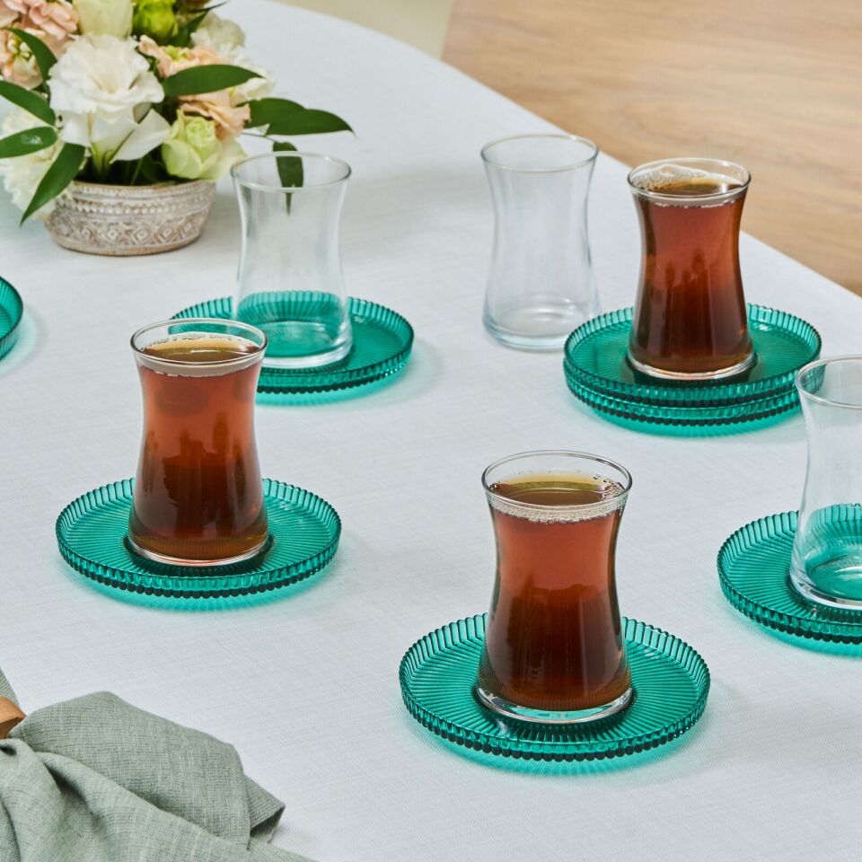 Karaca Massimo 6 Kişilk 12 Parça Çay Seti