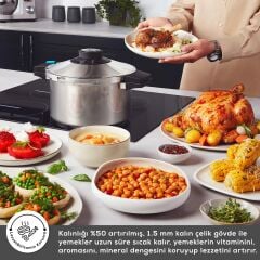 Karaca Quick and Safe İndüksiyon Tabanlı Düdüklü Tencere Seti 4+6 Lt