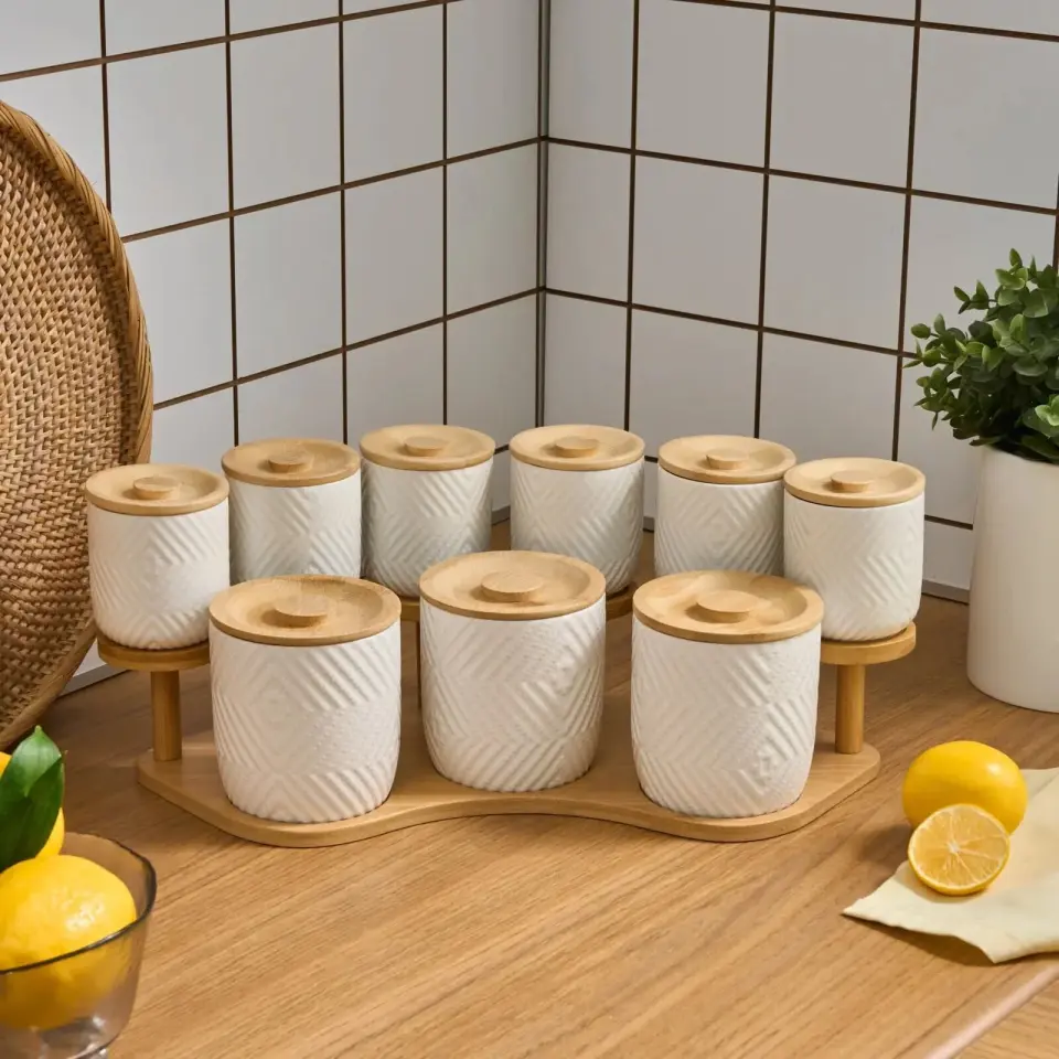 Karaca Estoda 10 Parça Standlı Baharat Takımı