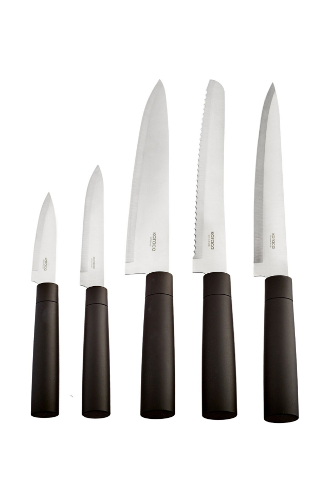 Karaca Roscar Black 6 Parça Bıçak Seti