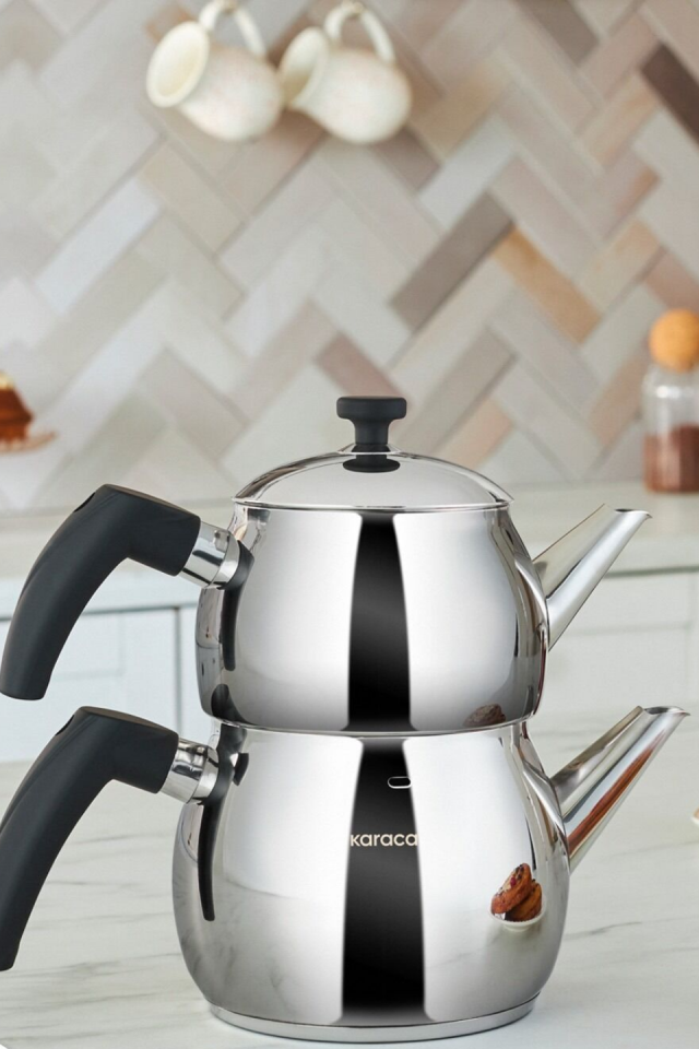 Karaca Alim İndüksiyon Tabanlı Midi Boy Çaydanlık