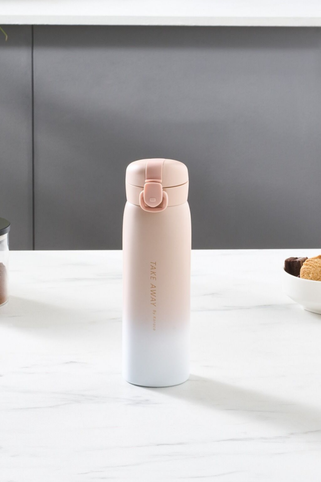 Karaca Skyfall Çelik Sızdırmaz Termos Pembe 500 ml