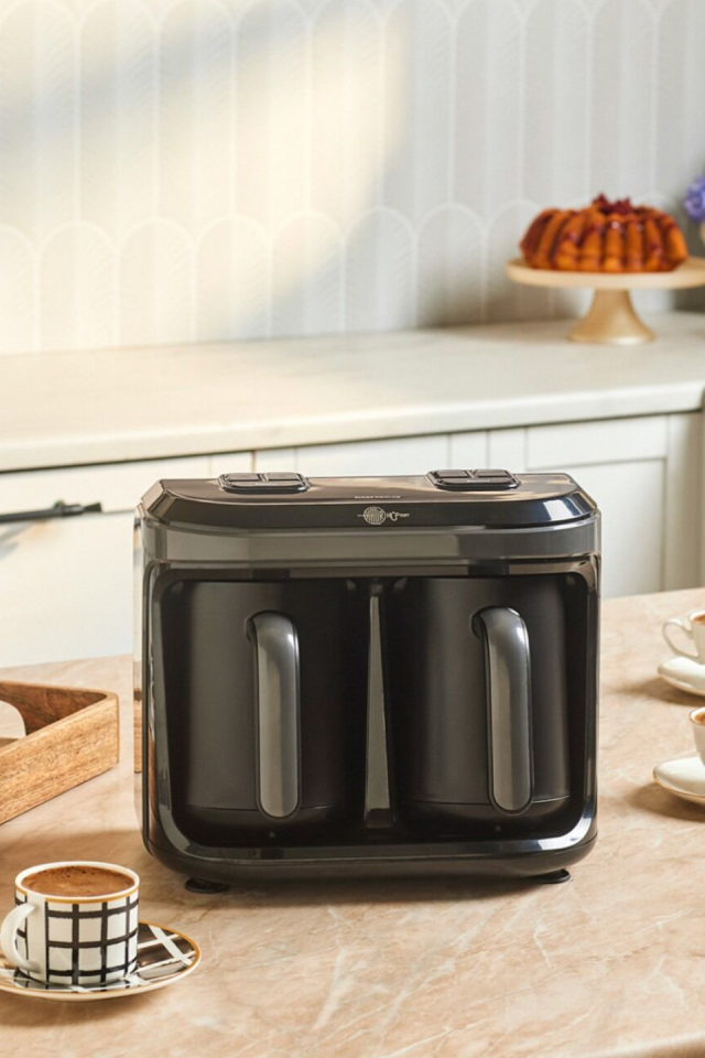 Karaca Hatır Hüp Düet Aroma İkili Türk Kahve Makinesi Space Gray