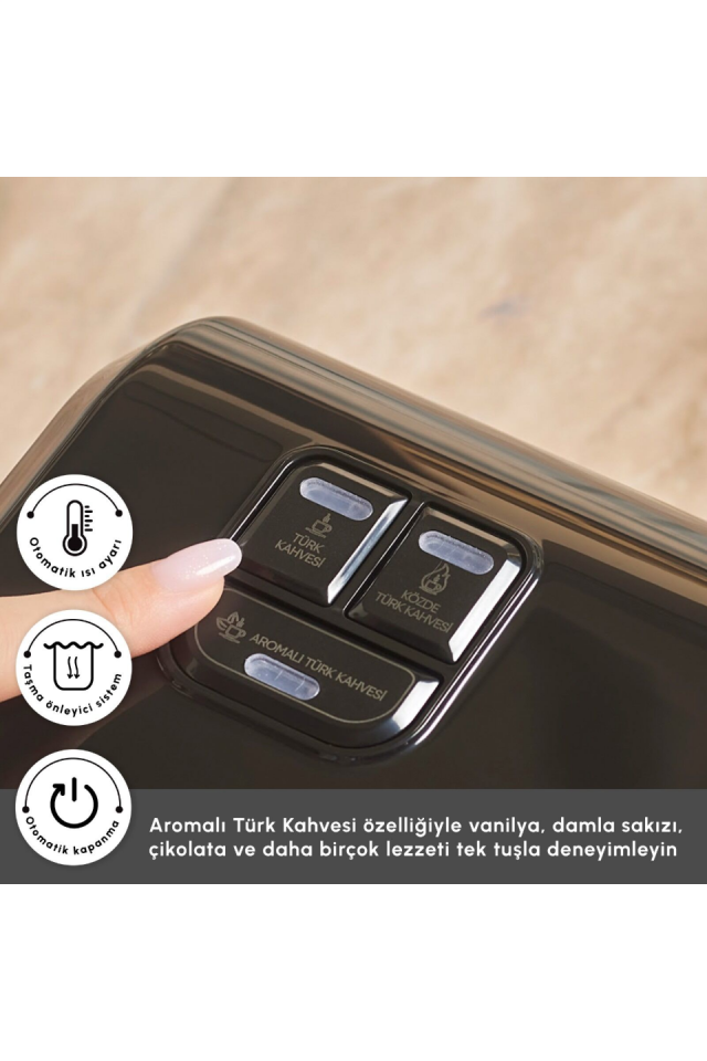 Karaca Hatır Hüp Düet Aroma İkili Türk Kahve Makinesi Soft Cream