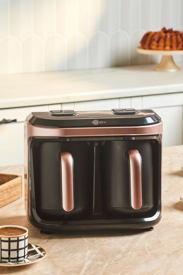 Karaca Hatır Hüp Düet Aroma İkili Türk Kahve Makinesi Rosegold