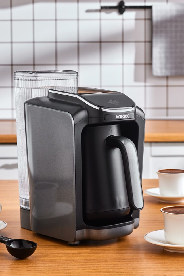 Karaca Hatır Su Hazneli Otomatik Türk Kahve Makinesi Galaxy Gray