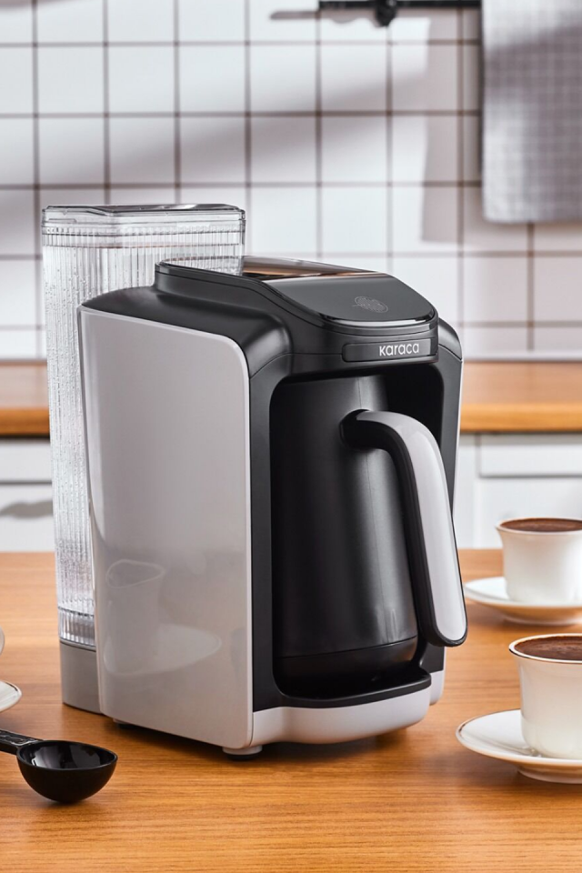 Karaca Hatır Su Hazneli Otomatik Türk Kahve Makinesi Cool Gray