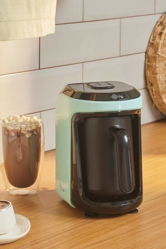 Karaca Hatır Hüps Aroma Sütlü Türk Kahve Makinesi Aqua Green
