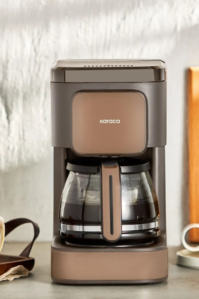 Karaca Just Coffee Aroma 2 in 1 Filtre Kahve Makinesi Walnut Brown