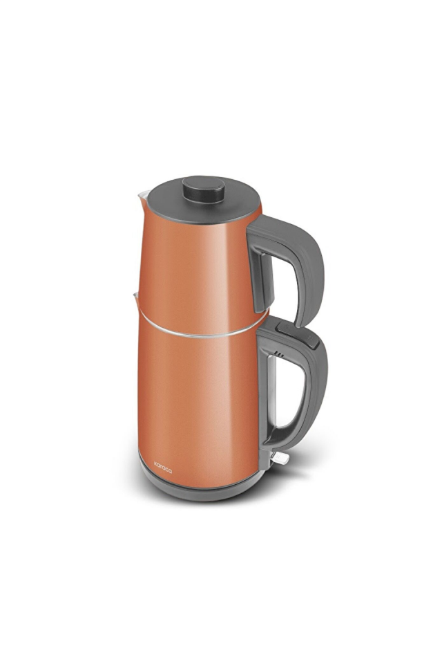 Karaca Gastro Dem 2 in 1 Çelik Çay Makinesi Galactic Bronze