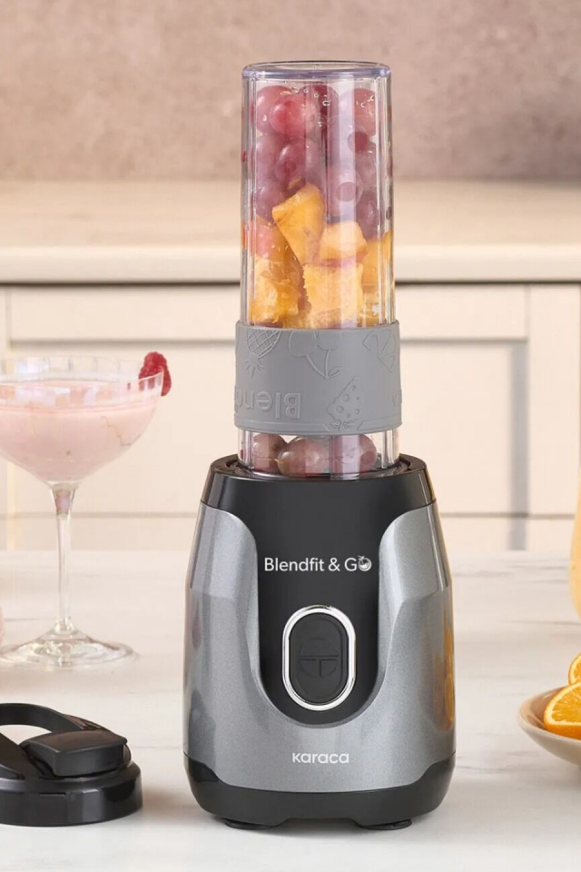 Karaca Blendfit Go Personal Kişisel Smoothie Blender Antrasit