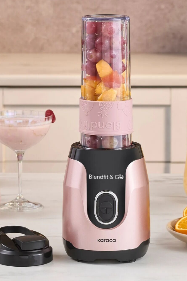 Karaca Blendfit Go Personal Kişisel Smoothie Blender Rosegold