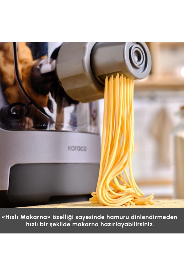 Karaca Pastachef Otomatik Makarna ve Erişte Yapma Makinesi 0,6L