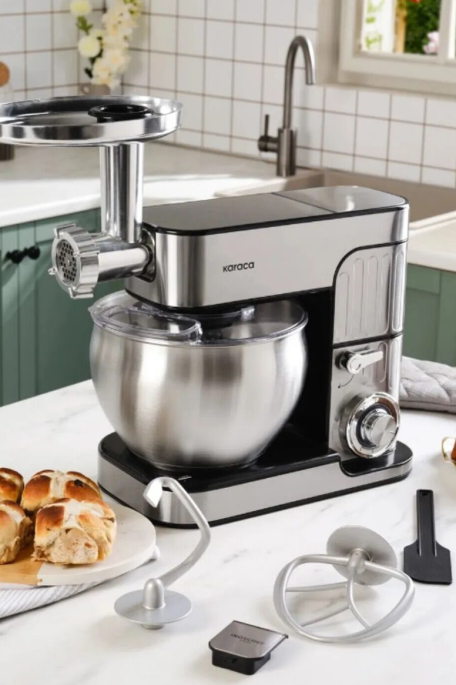 Karaca Inoxchef Pro Hamur Yoğurma Makinesi 1300W 7L