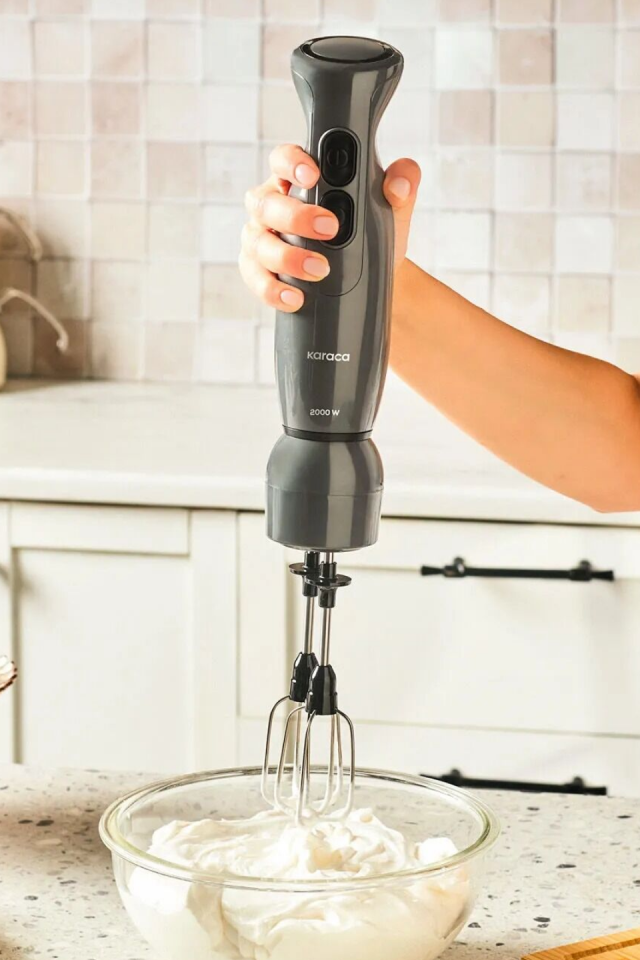 Karaca Pro Multimax 6 in 1 Çok Amaçlı Mutfak Robotu 2000W Space Gray