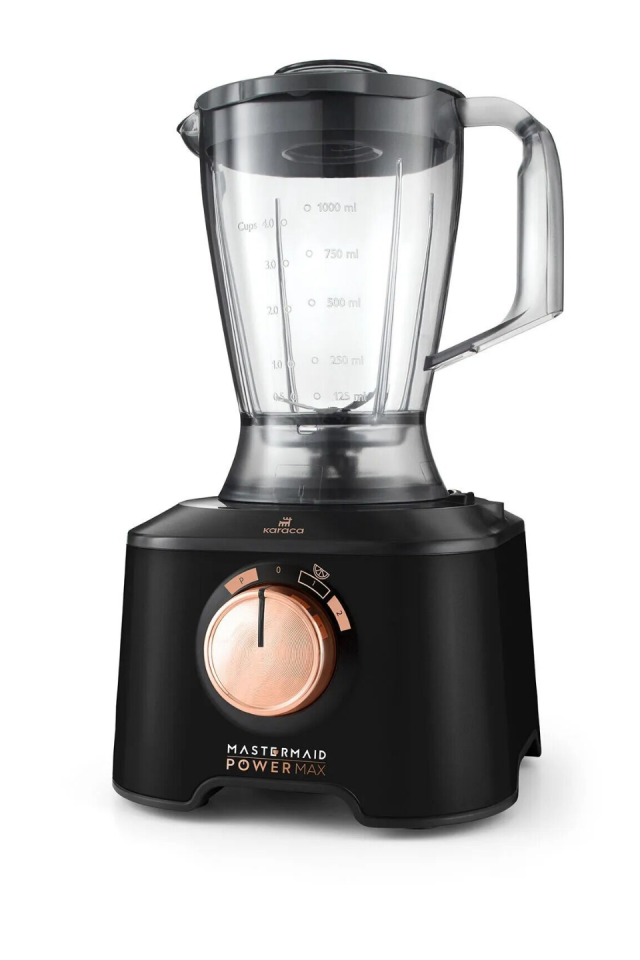 Karaca Mastermaid Power Max 11 in 1 Mutfak Robotu 2500W Black Copper
