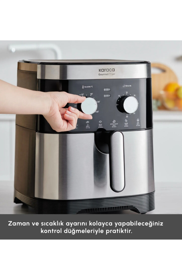 Karaca Gourmet Ekstra Büyük Hacim 8 Kişilik Airfryer