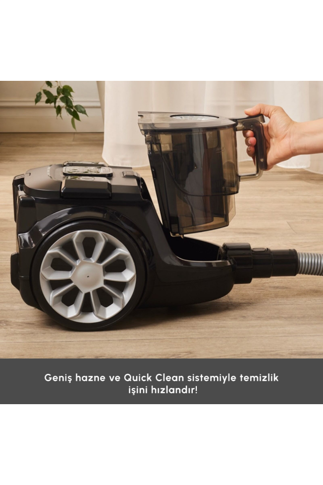 Karaca Vantuz Mpro Elektrikli Süpürge Black