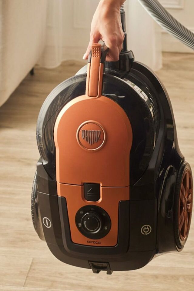 Karaca Vantuz Smax Geniş Toz Hazneli Elektrikli Süpürge Copper 2.8L