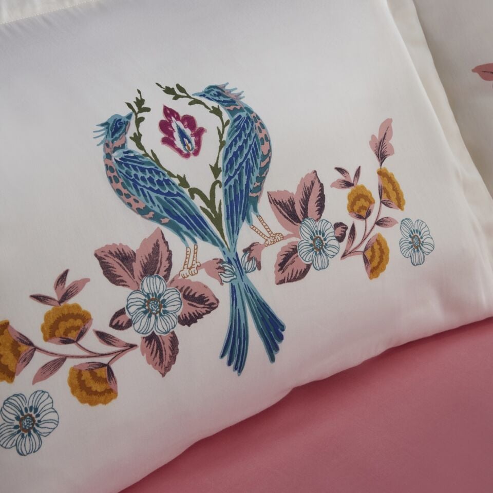 Karaca Home Marsey Çift Kişilik Saten Nevresim Takımı Multicolor