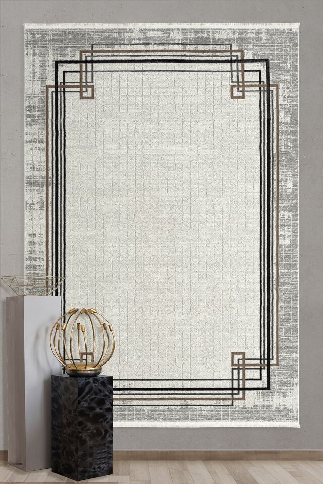 EMPERA Terra - Amberlight Modern Klasik Çerçeveli Halı