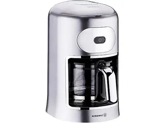 KORKMAZ Drippa A864-02 Tek Tuşlu Filtre Kahve Makinesi Inox