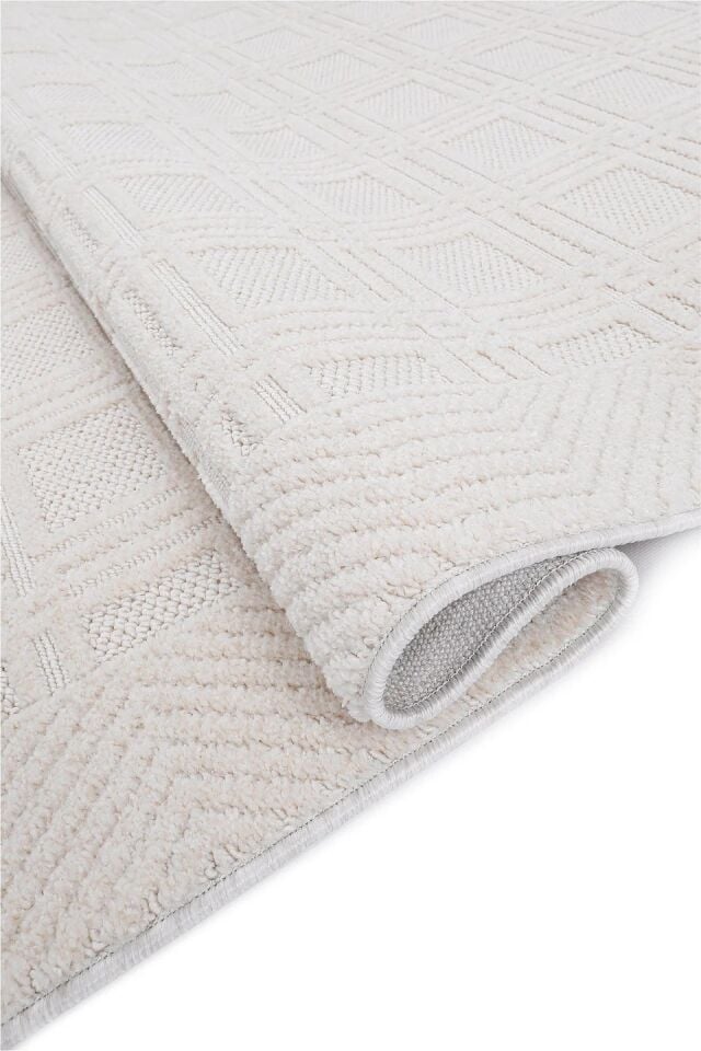 EMPERA Indiana - Square Takma Saçaklı Modern Salon Halısı