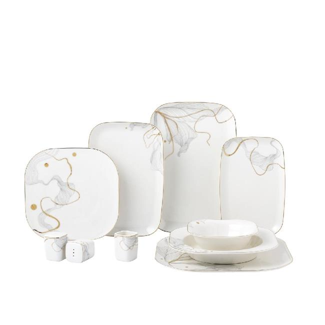 KORKMAZ A8051 EVA COLLECTİON 58 PARÇA YEMEK TAKIMI