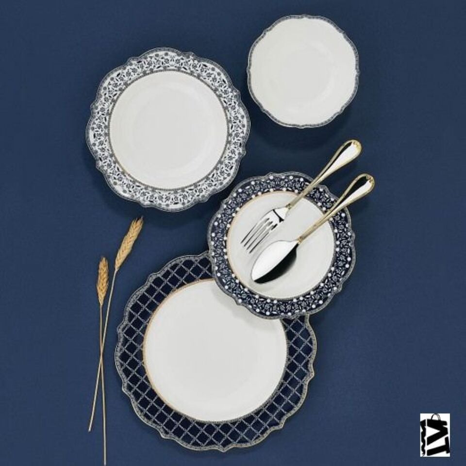 Korkmaz Eliza Collection 60 Parça Yuvarlak Yemek Takımı A8245