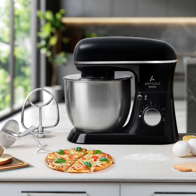 Aryıldız Power Chef Stand Mikser Siyah