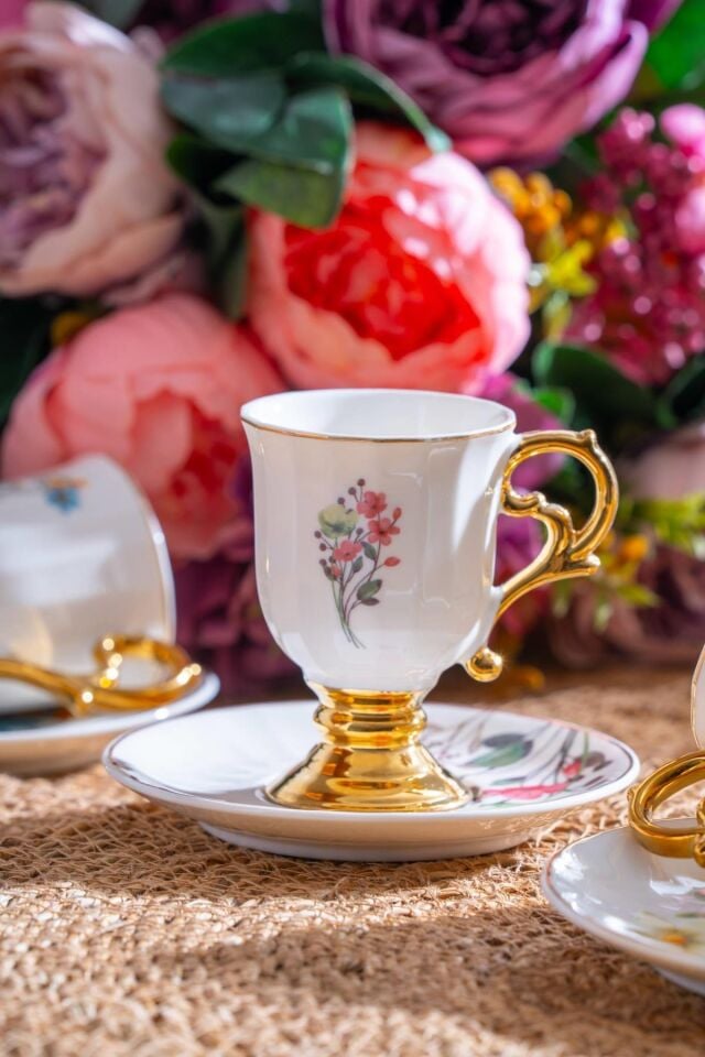 Lansy 6 Kişilik Kahve Fincanı Takımı - 90 ml