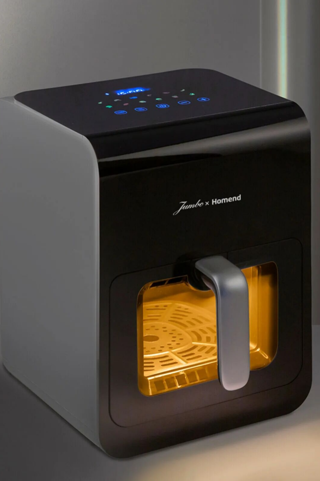 Homend x Jumbo Airfryday 2507H 12 Farklı Program Dokunmatik Ekran Buhar Fonksiyonlu Airfryer 6L