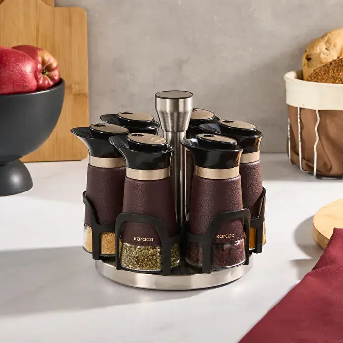 Karaca New Latin 7 Parça Yuvarlak Baharat Seti