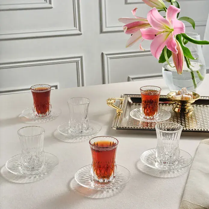 Karaca Rcr Adagio 12 Parça 6 Kişilik Cam Çay Seti