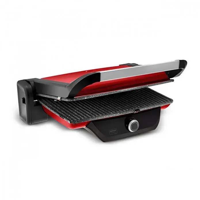 Karaca Gastro Classic 6 Dilim Kapasiteli Izgara ve Tost Makinesi Rouge Red 2000W