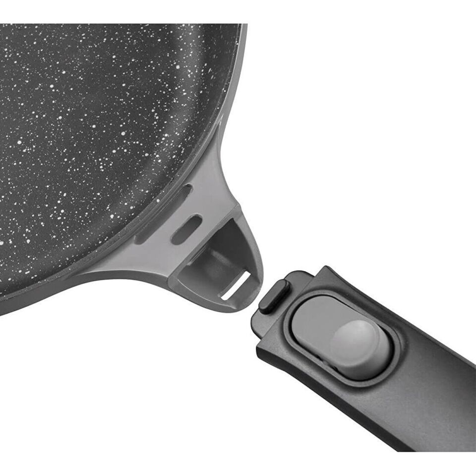 Berghoff Gem Çıkarılabilir Saplı Stay Cool Izgara Kare Tava Gri 24 Cm