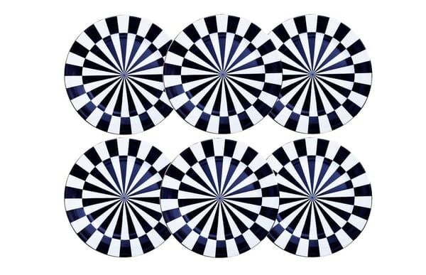 Lucky Art Odilia 6 lı Servis Tabağı 27 Cm