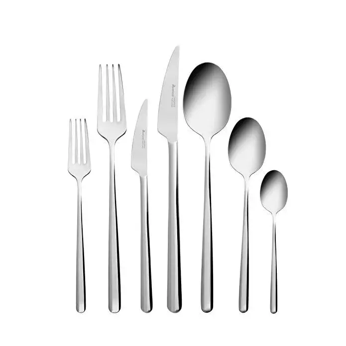 Karaca Elegance New Boreas Platin 12 Kişilik 84 Parça Çatal Kaşık Bıçak Takımı