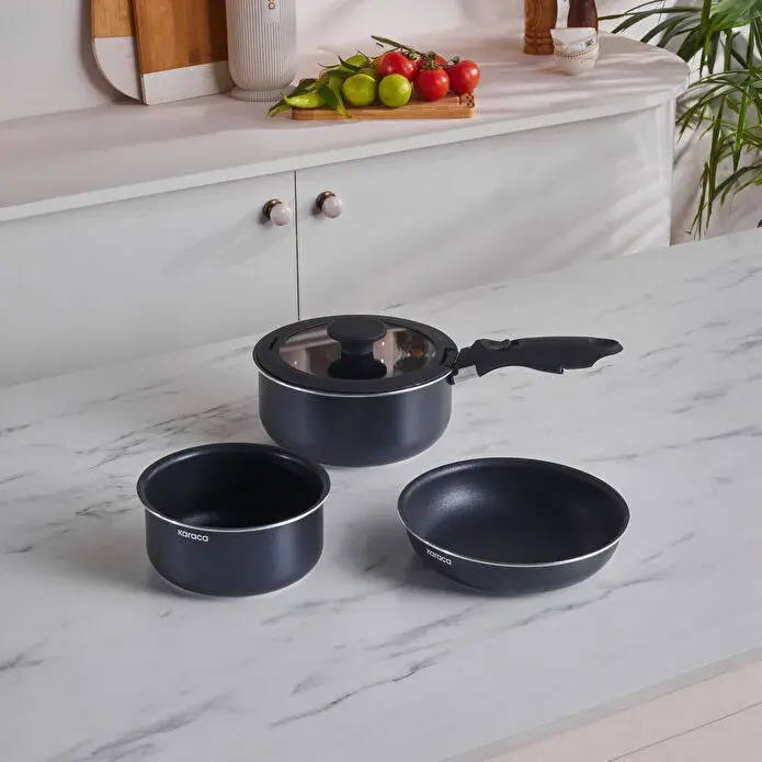 Karaca Biodiamond Smart Clip İndüksiyon Tabanlı 5 Parça Tencere Seti