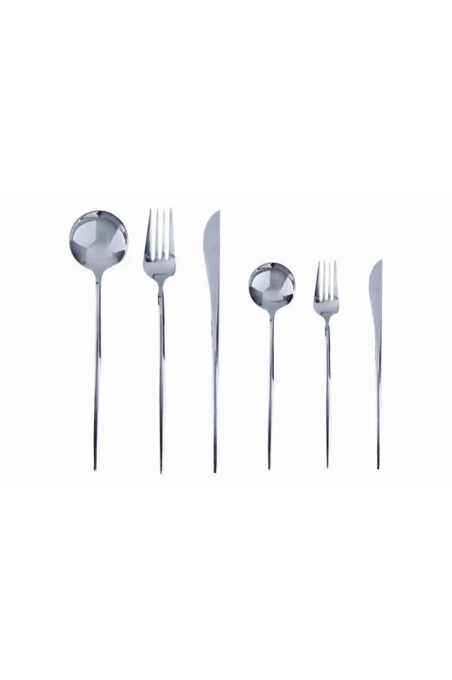 Lucky Art Royal Crown Lıne 6 Kişilik 36 Parça Çatal Kaşık Bıçak Takımı LYTY-003