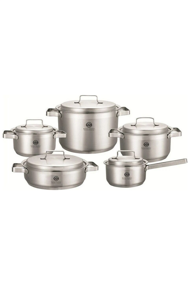 Ggs Solingen Profiline 3000 - 10 Parça Çelik Tencere Seti