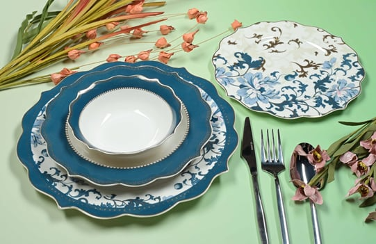 Canba Azur 6 Kişilik 24 Parça Yemek Seti