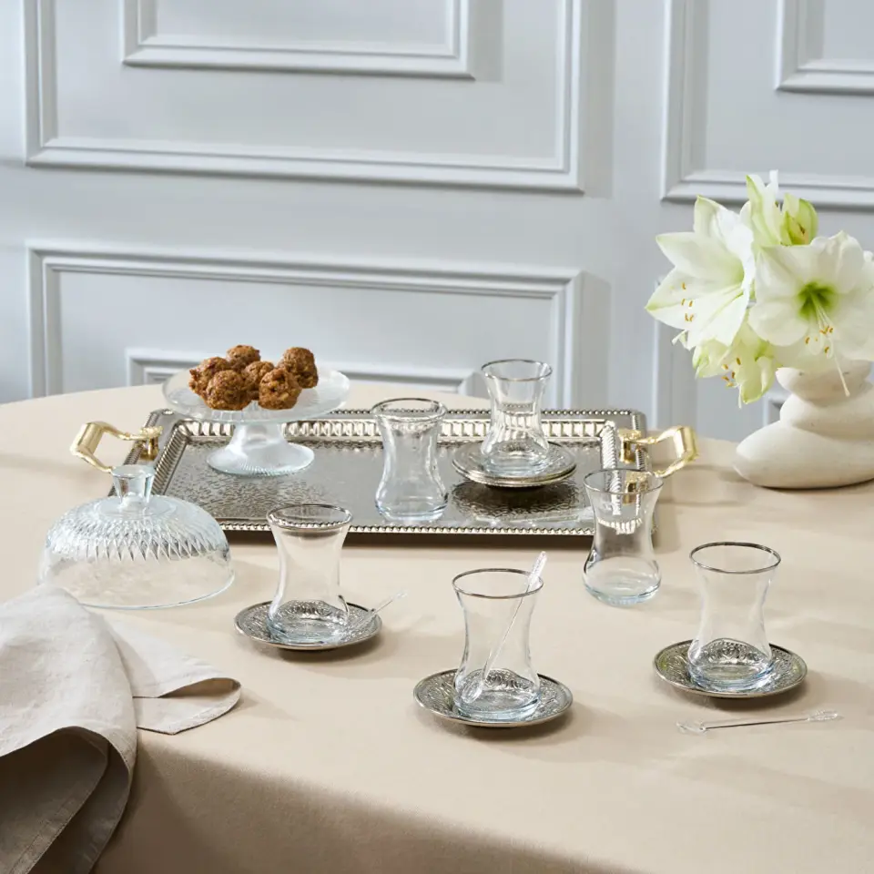 Karaca Deniz 6 Kişilik 19 Parça Çay Seti