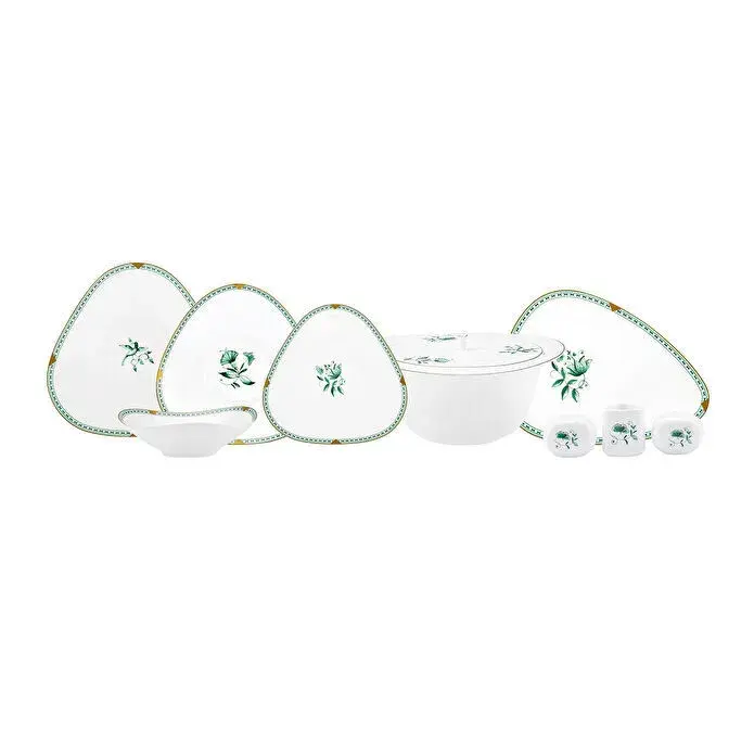 Karaca Fine Pearl Extra Simone 62 Parça 12 Kişilik Yemek Takımı Gold