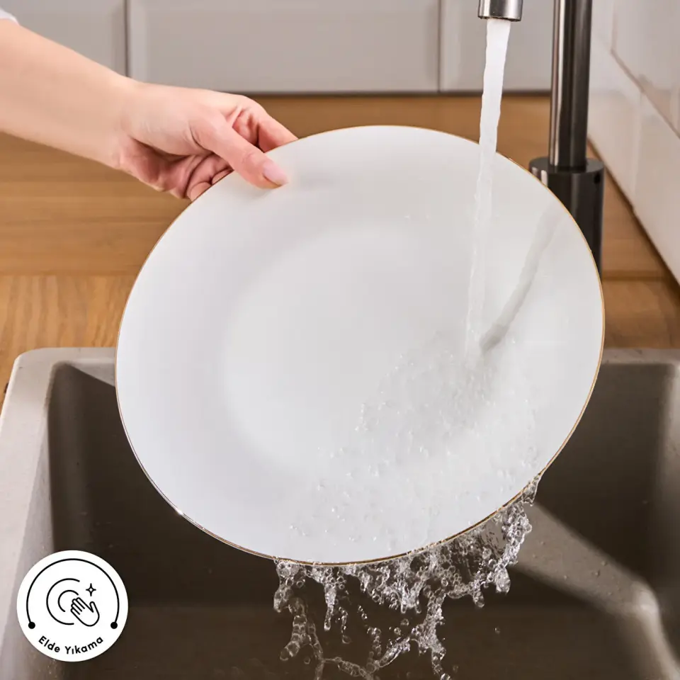 Karaca Fine Pearl Fame 55 Parça 12 Kişilik Yemek Takımı Gold